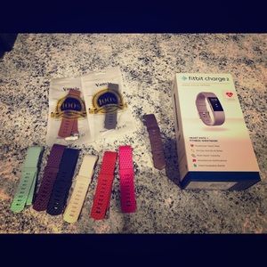 Rose Gold Fitbit Charge 2